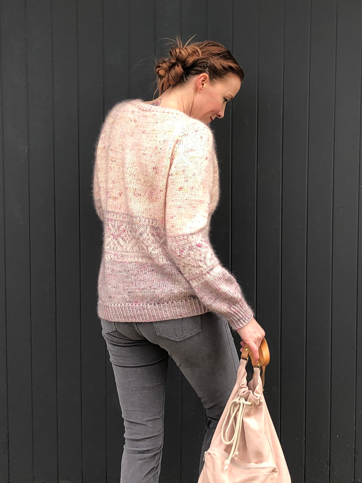 Love Buzz sweater knitting pattern by This Bird Knits Designs
