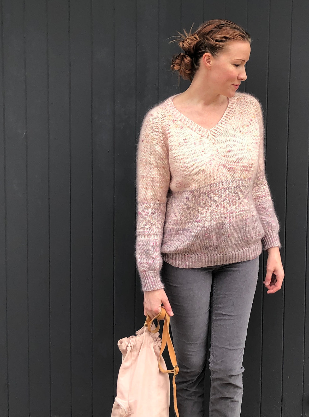 Love Buzz sweater knitting pattern by This Bird Knits Designs