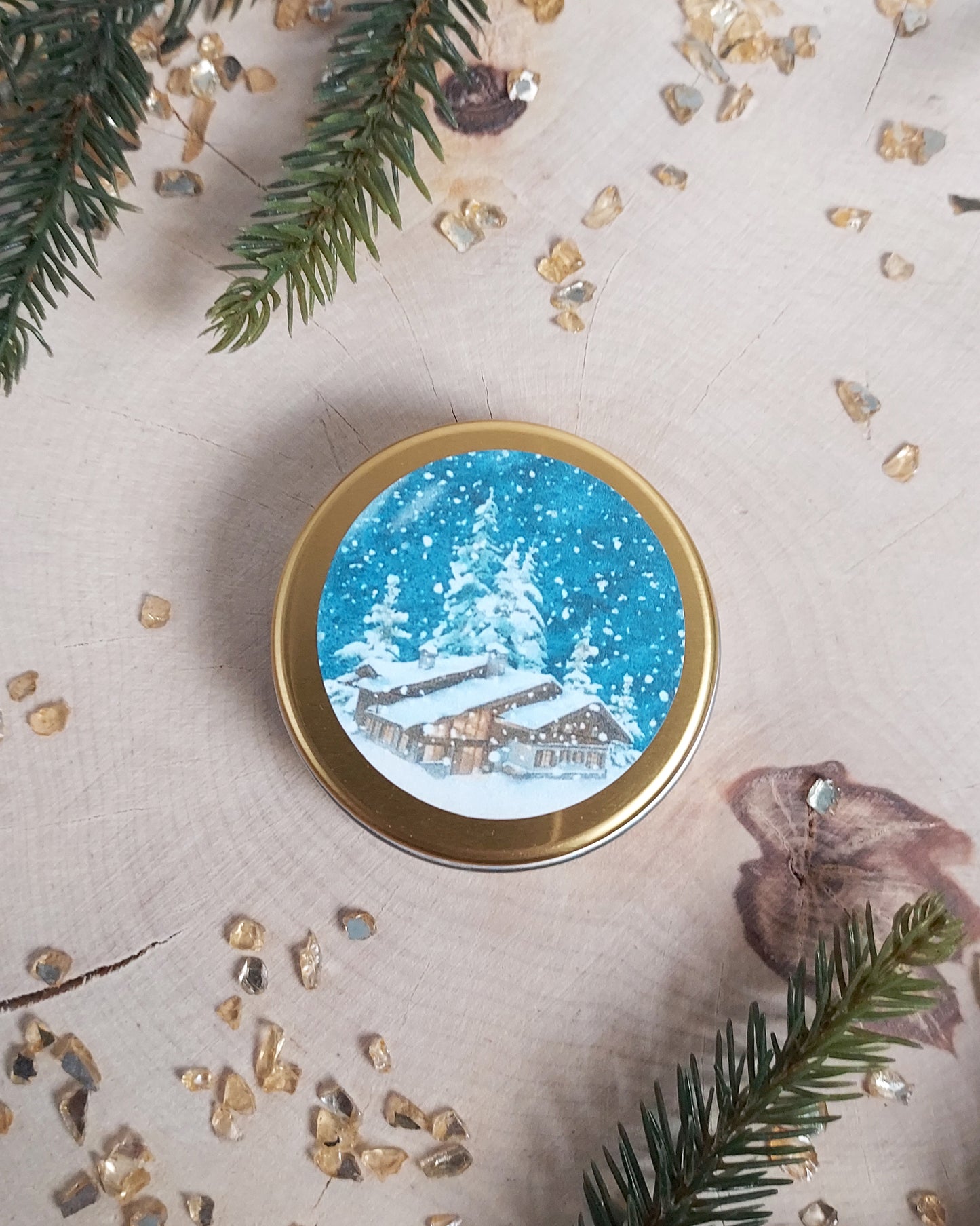 Boîte vide pour Marqueur Tricot Nuit d'Hiver