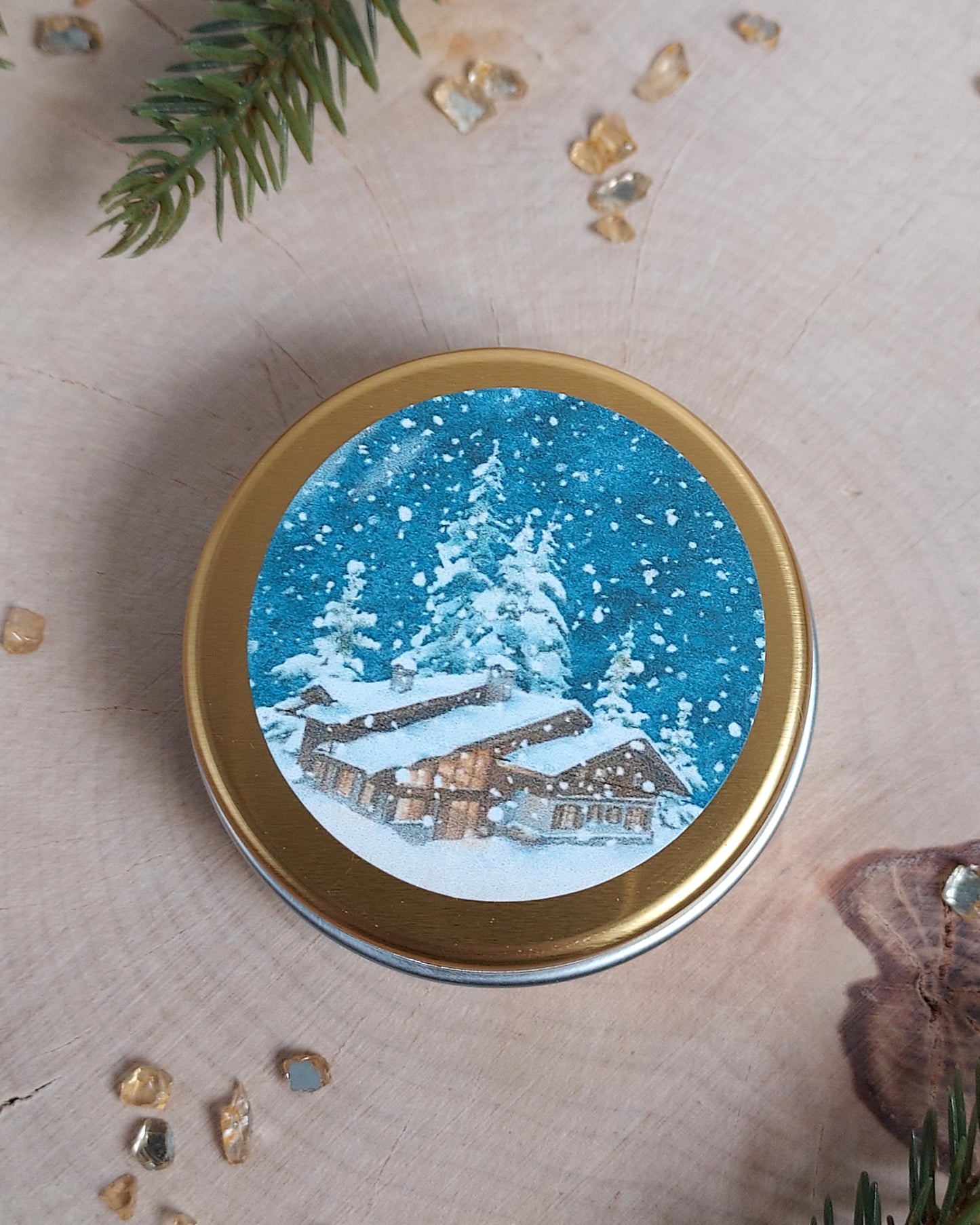 Boîte vide pour Marqueur Tricot Nuit d'Hiver