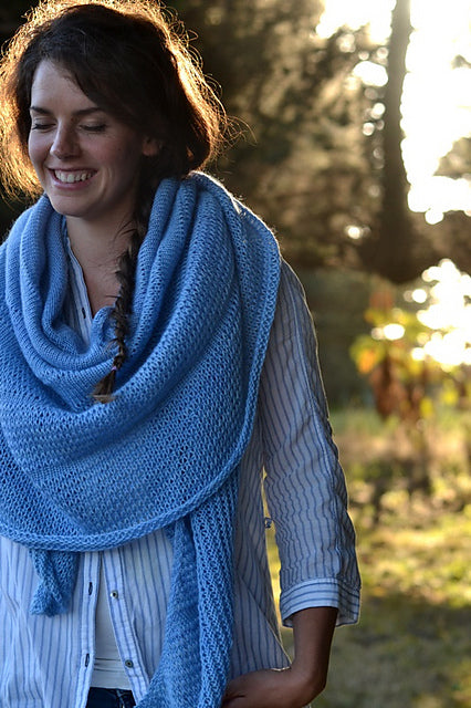patron tricot châle Bahaal By Annie Claire