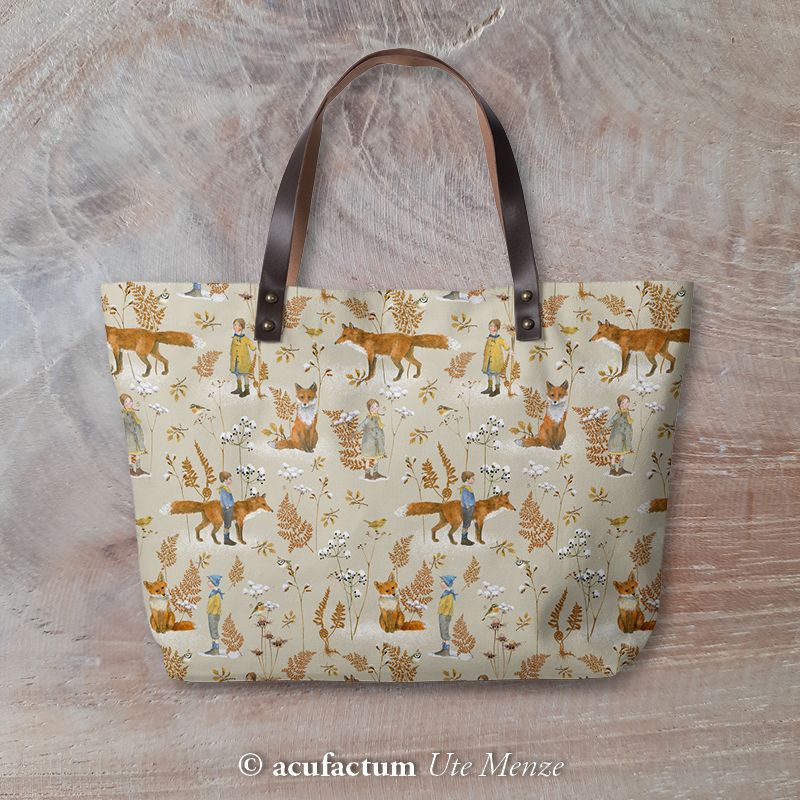 Tissu Fox Love de Acufactum