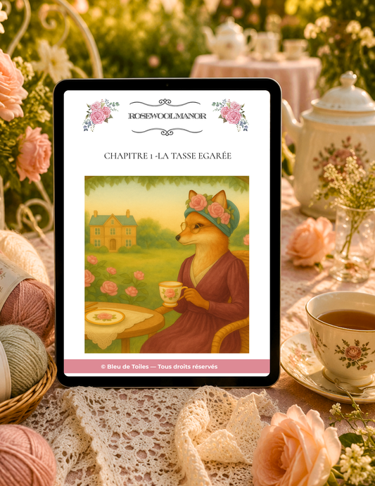 Ebook / Livret – Rosewool Manor – Chapitre 1 : La Tasse Égarée (PDF)