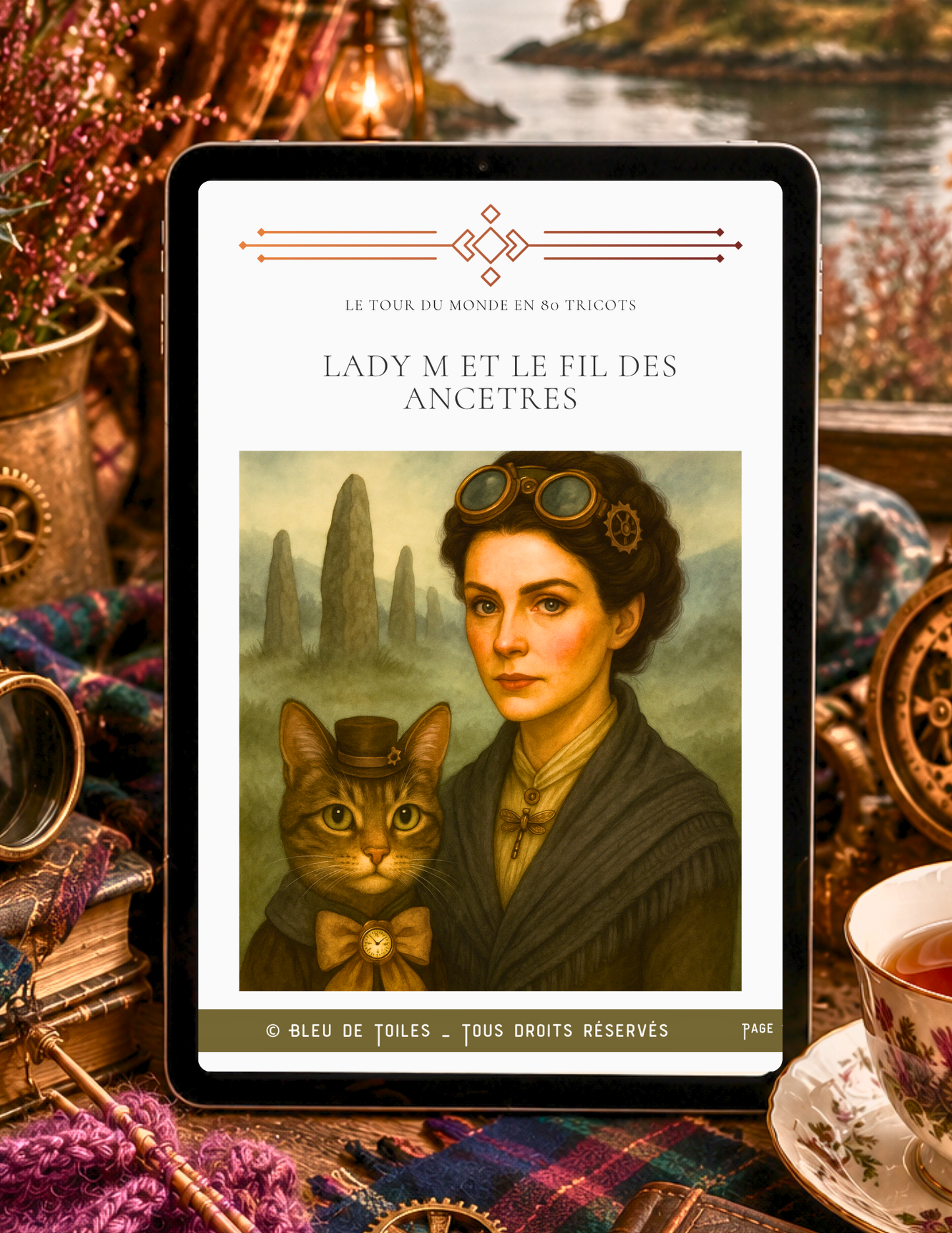 Ebook / Livret – Tour du Monde en 80 Tricots – Escale 2 : Écosse (PDF)