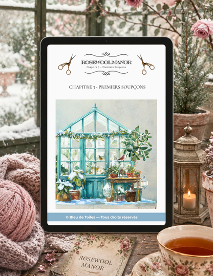 Ebook / Livret – Rosewool Manor – Chapitre 3 : Premiers Soupçons
