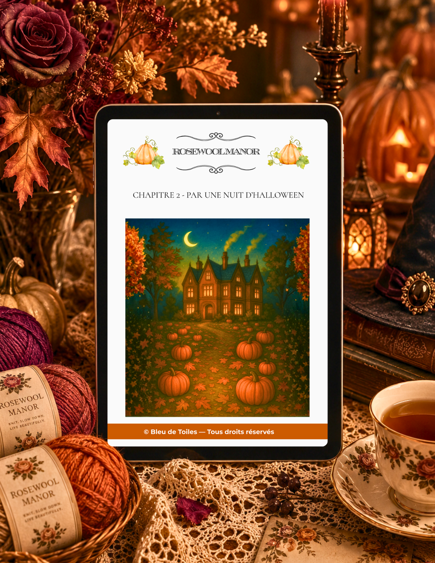 Ebook / Livret – Rosewool Manor – Chapitre 2 : Par une Nuit d’Halloween (PDF)