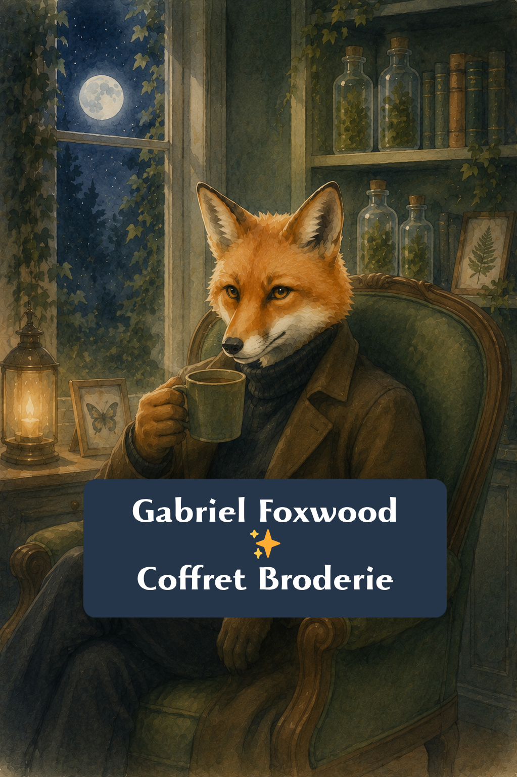 Rosewool Manor – Chapitre 6 : Gabriel Foxwood  • Le Coffret Broderie