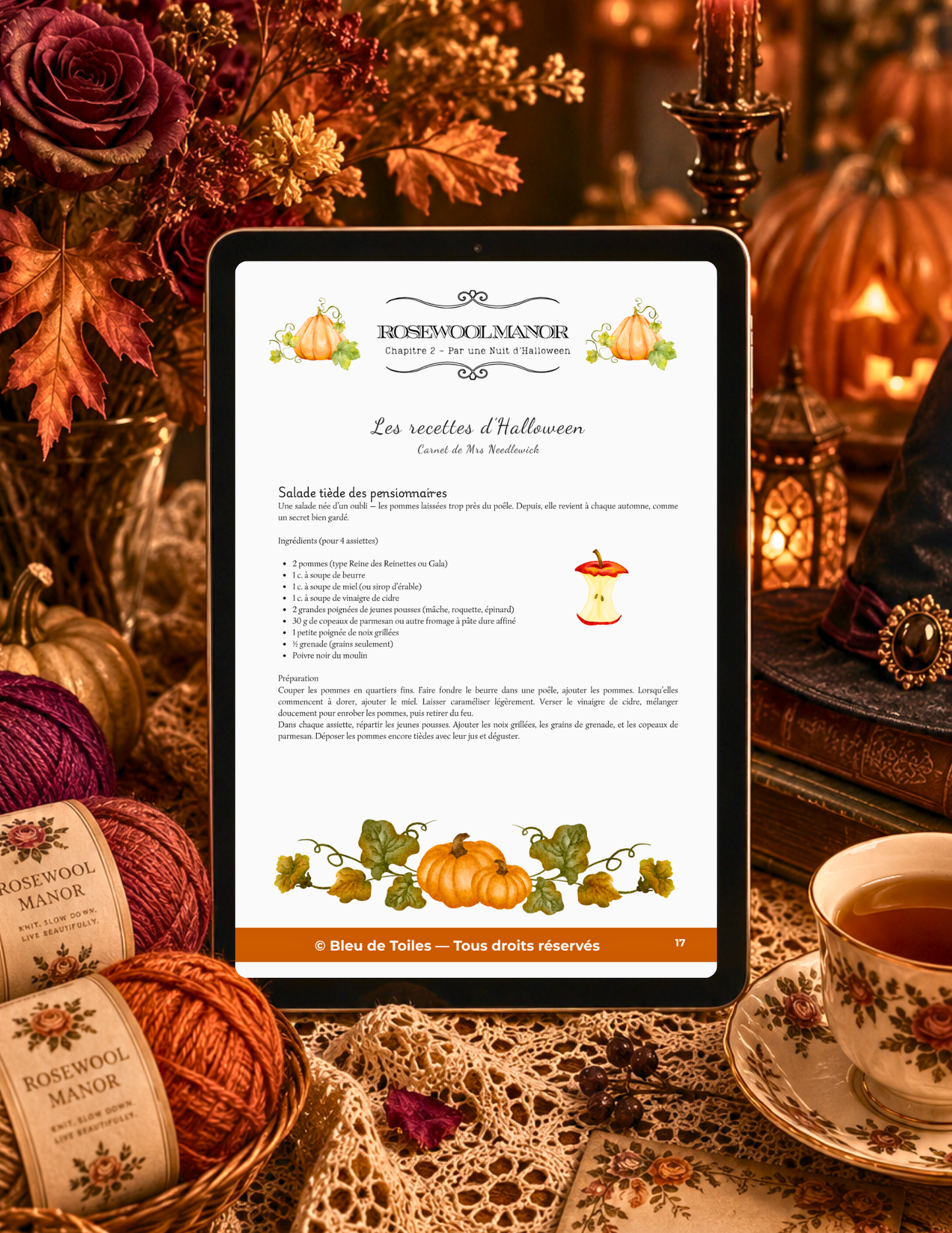 Ebook / Livret – Rosewool Manor – Chapitre 2 : Par une Nuit d’Halloween (PDF)