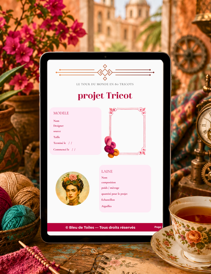 Ebook / Livret – Tour du Monde en 80 Tricots – Escale 1 : Mexique (PDF)