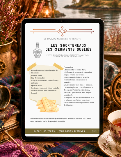 Ebook / Livret – Tour du Monde en 80 Tricots – Escale 2 : Écosse (PDF)