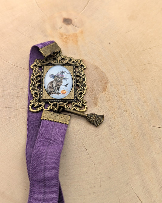 📖 Marque-page cabochon – L'Heure des Sorcières