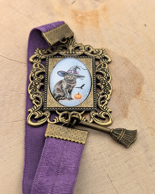 📖 Marque-page cabochon – L'Heure des Sorcières