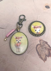 Pampille cabochon en verre Cancer - dernier exemplaire