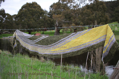 Swaye Shawl crochet pattern from Addydae Designs