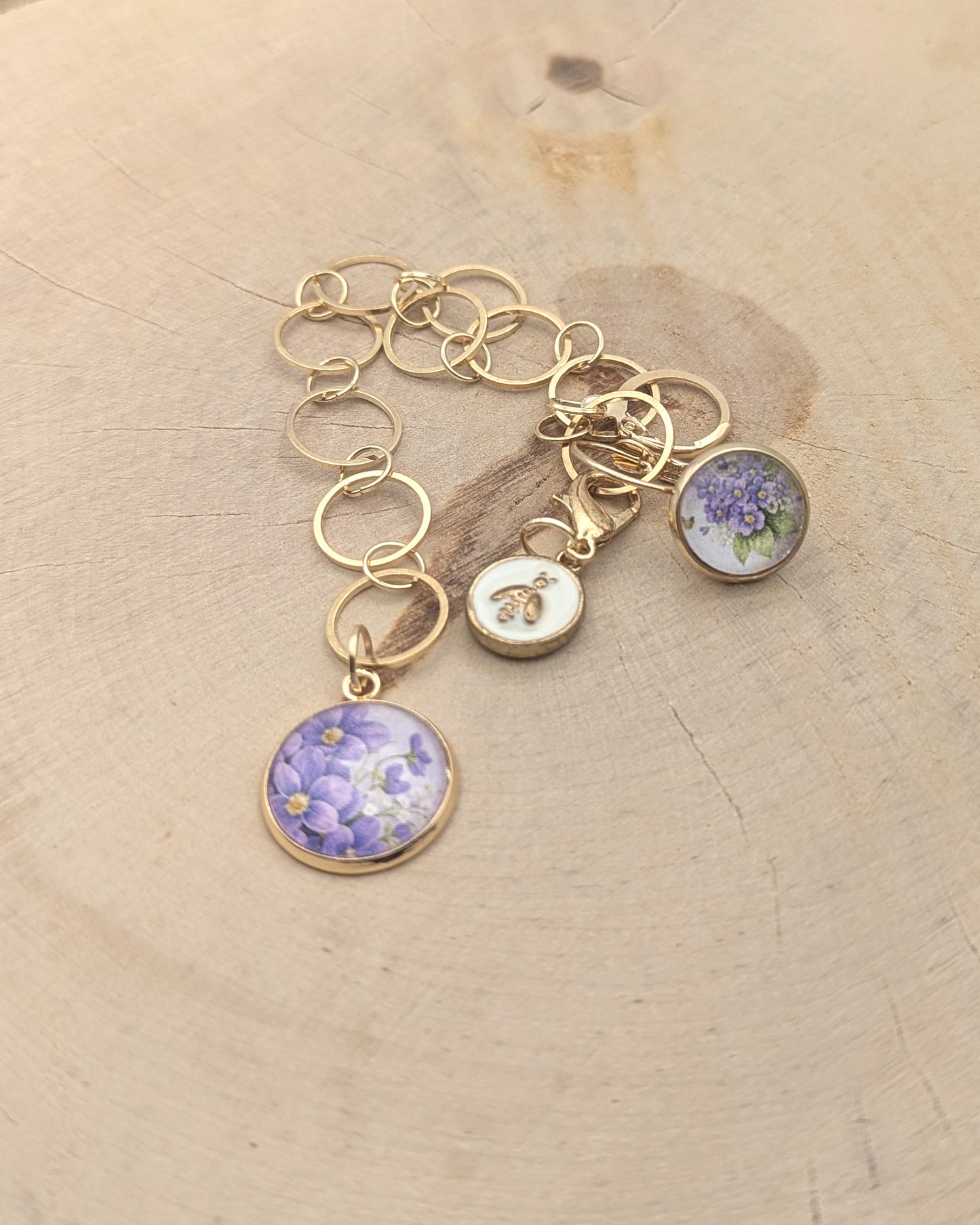 ⏱ Compte-rangs – 🌸 Bouquet de Violettes