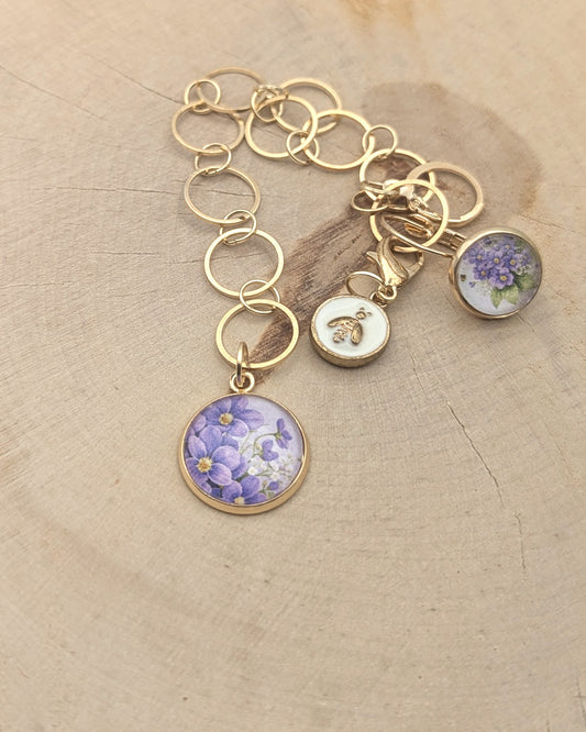 ⏱ Compte-rangs – 🌸 Bouquet de Violettes