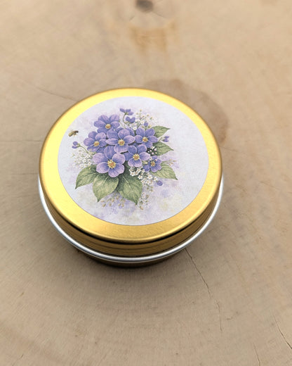 🧶 Ensemble de 5 marqueurs tricot – 🌸 Bouquet de Violettes