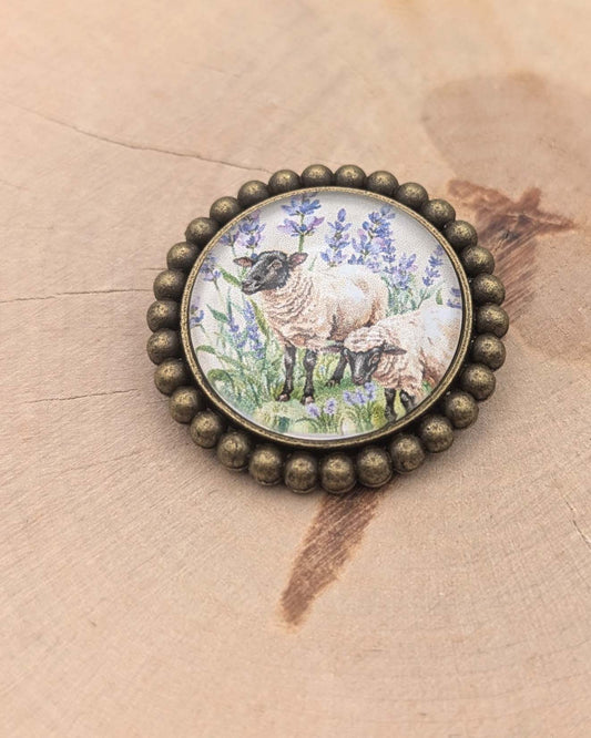 🎀 Broche – Lavande Tardive