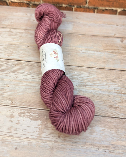 🧵 Mini écheveau teint à la main - Socquettes Bruyère