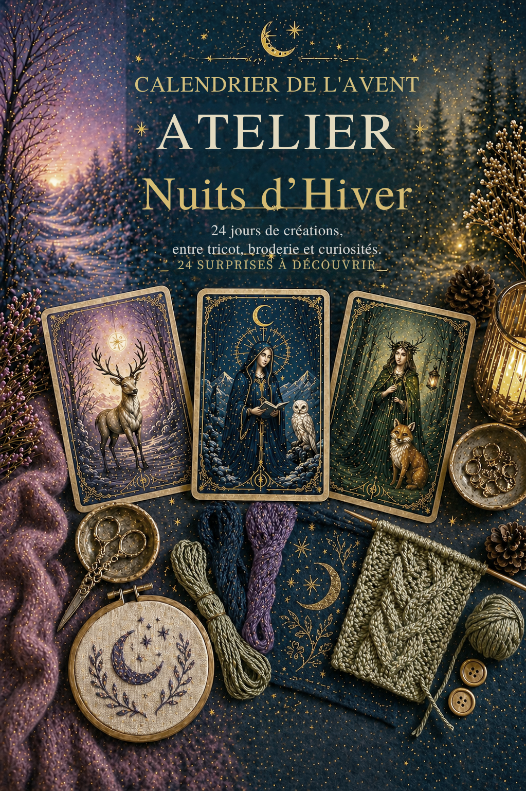 Le Tarot des Nuits d'Hiver - Calendrier de l'Avent Atelier