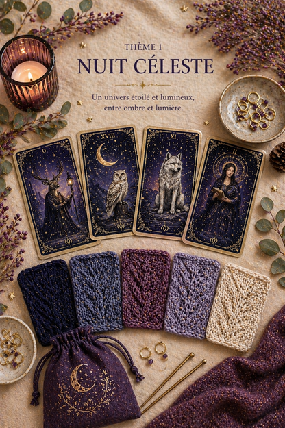 Le Tarot des Nuits d'Hiver - Calendrier de l'Avent Tricot