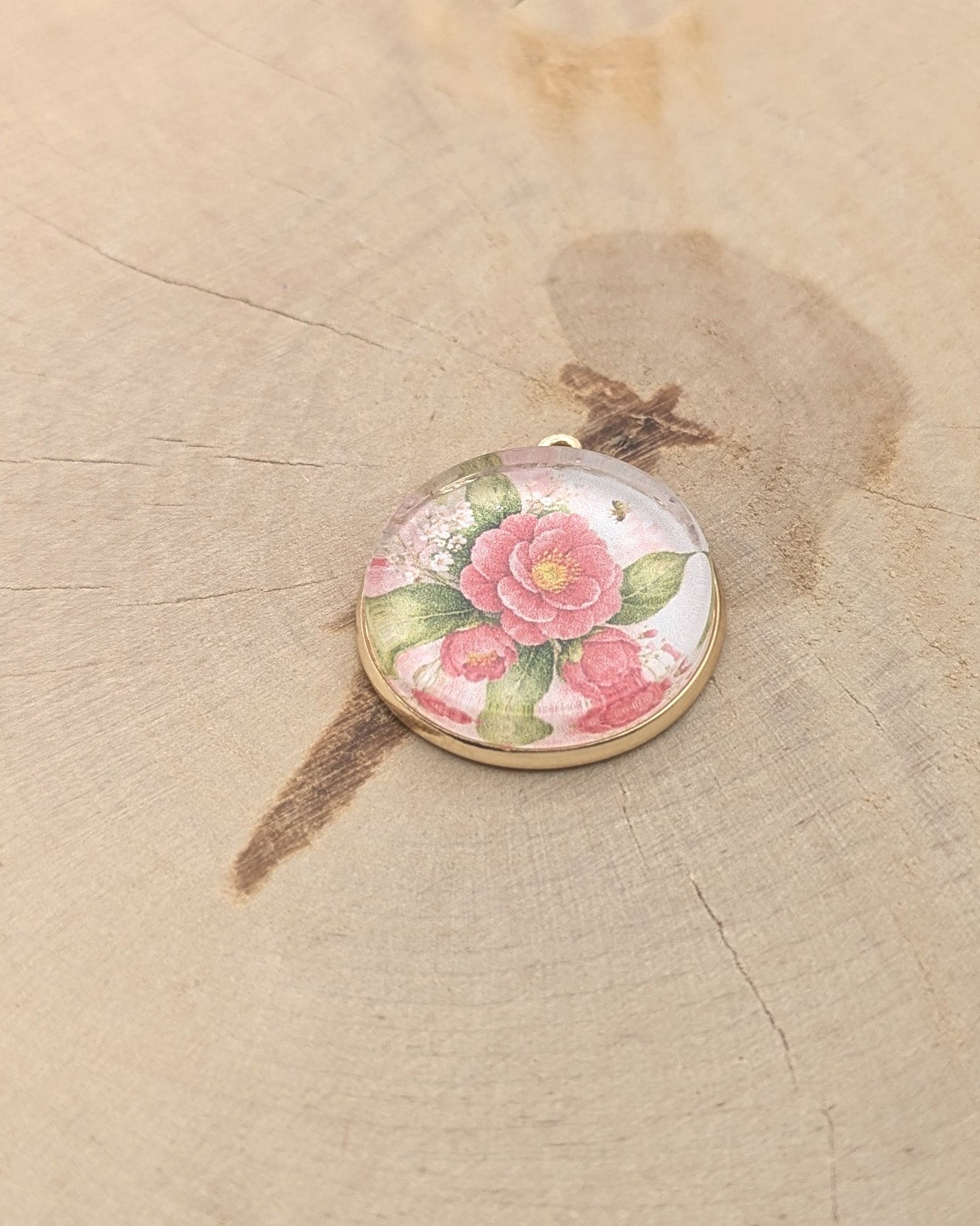 🧷 Aimant de brodeuse – 🌸 Douce Camélia