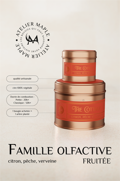 Bougie The Cottage – Parfum d'été