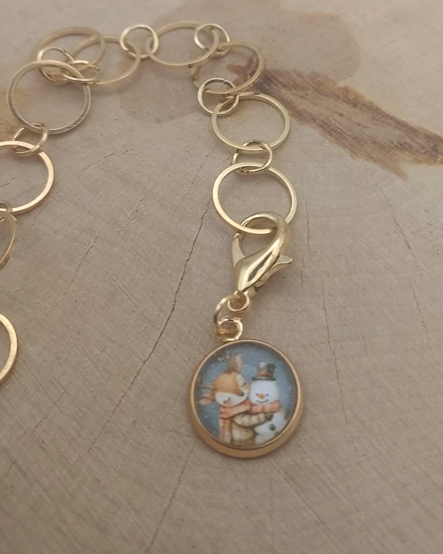 Compte-rangs Tricot Circulaire Amour d'Hiver