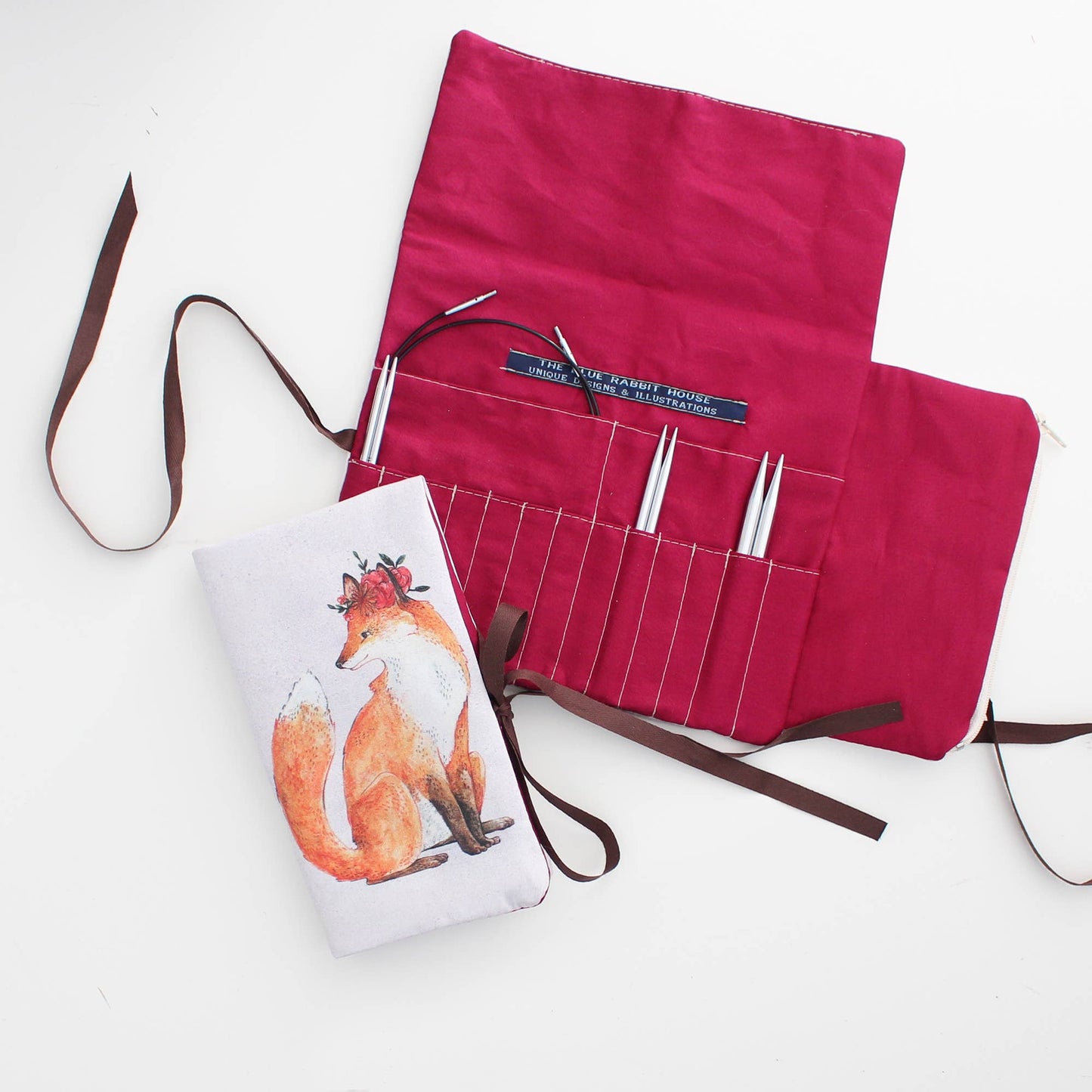 Lena the Fox | Trousse à aiguilles | Trousse à crayons | Rouleau à crayons: Multi