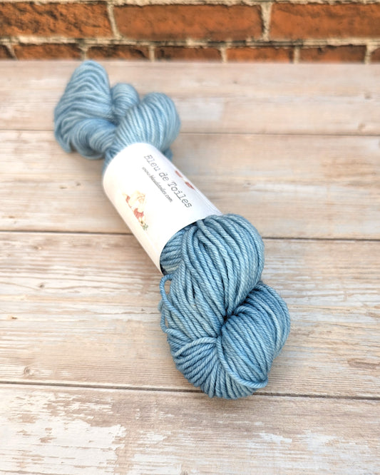 🧵 Mini écheveau teint à la main - Socquettes Fjord