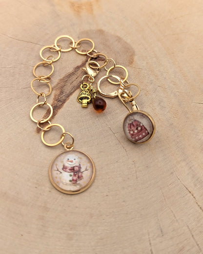 ⏱ Compte-rangs – Flocons et Pompon