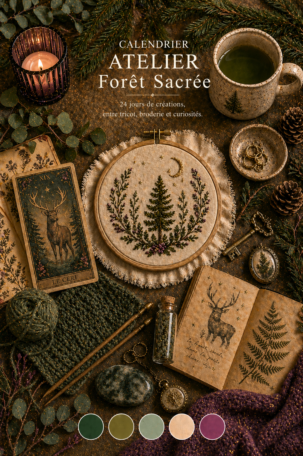 Le Tarot des Nuits d'Hiver - Calendrier de l'Avent Atelier