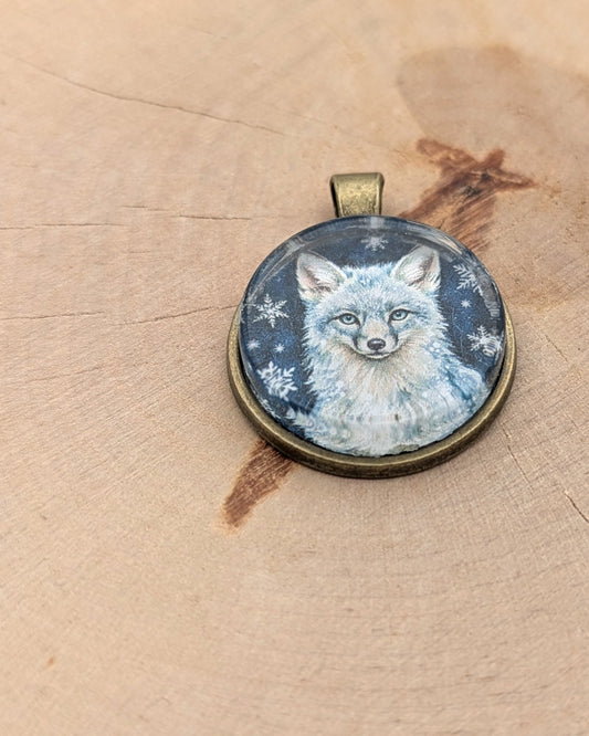 🧷 Aimant de brodeuse – Nuit de Givre