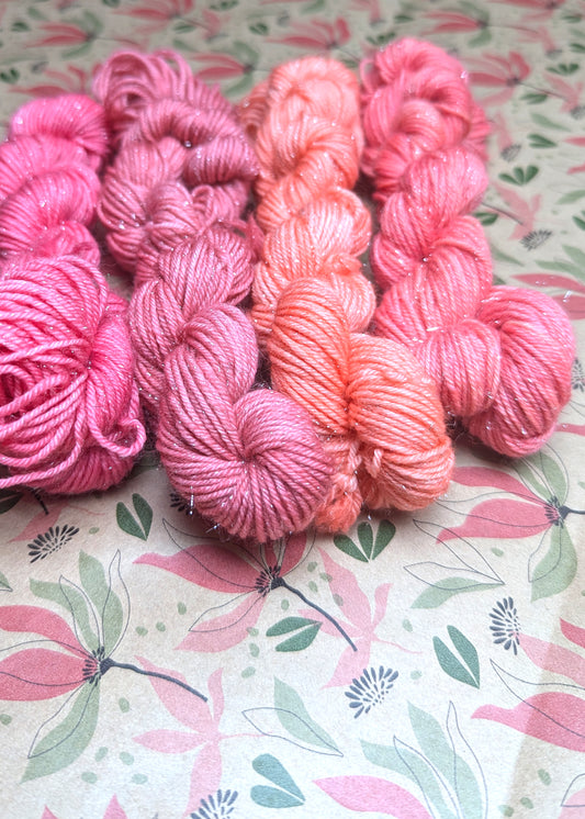 Sorbet d’été – Lot de 4 minis à paillettes