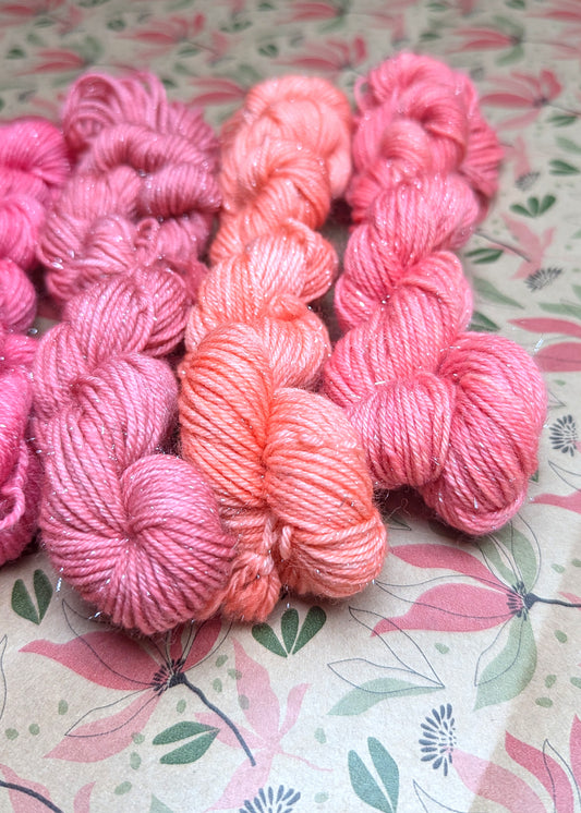 Sorbet d’été – Lot de 4 minis à paillettes