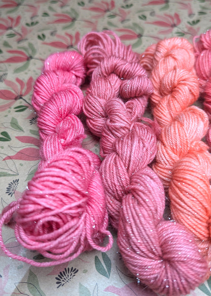 Sorbet d’été – Lot de 4 minis à paillettes