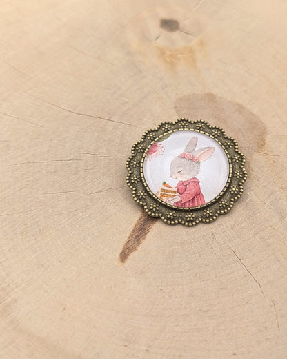 🎀 Broche – L'Anniversaire de Lucette