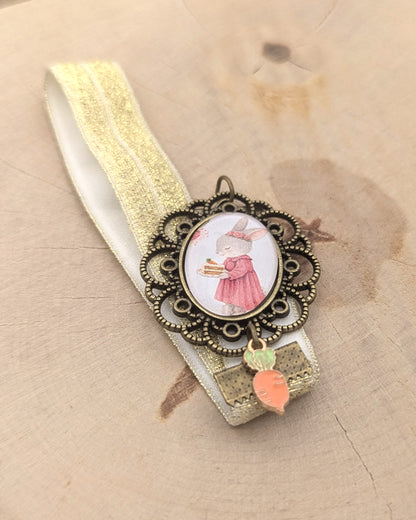 📖 Marque-page cabochon – L'Anniversaire de Lucette