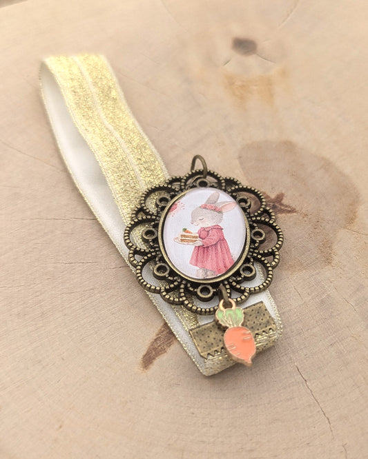 📖 Marque-page cabochon – L'Anniversaire de Lucette