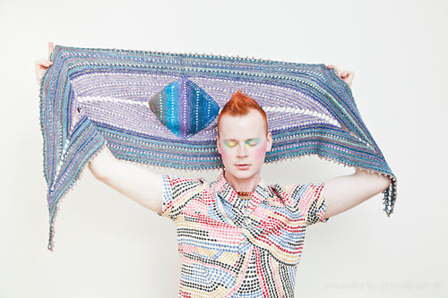 Stephen's Lumpy Space shawl knitting pattern