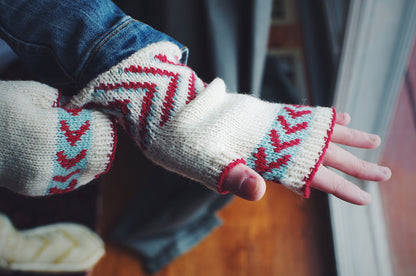 Patron tricot mitaines Midwest par Andrea Mowry en Français