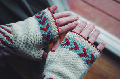 Patron tricot mitaines Midwest par Andrea Mowry en Français