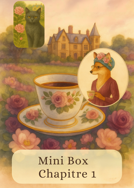 Mini Box Tricot – Rosewool Manor Chapitre 1 : La Tasse Egarée ☕
