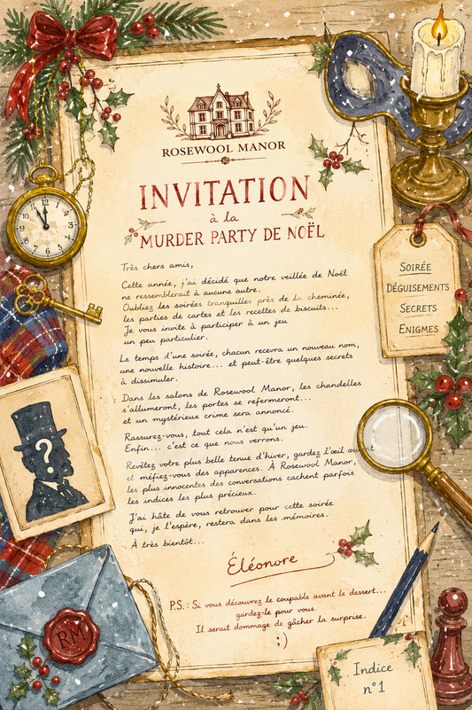 Rosewool Manor – Chapitre 7 : Murder Party de Noël