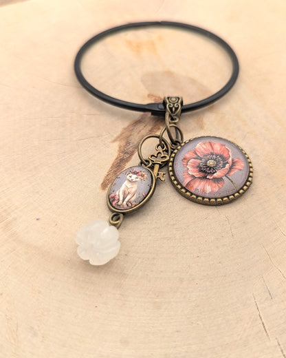 🧵 Garde-fils de broderie – Anémone Oubliée