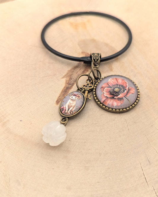 🧵 Garde-fils de broderie – Anémone Oubliée