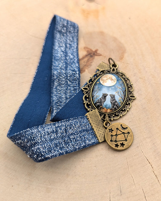 📖 Marque-page cabochon – La Nuit des Sortilèges