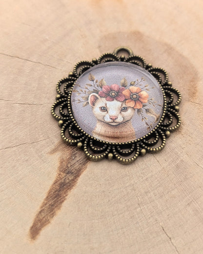 🧷 Aimant de brodeuse – Anémone Oubliée