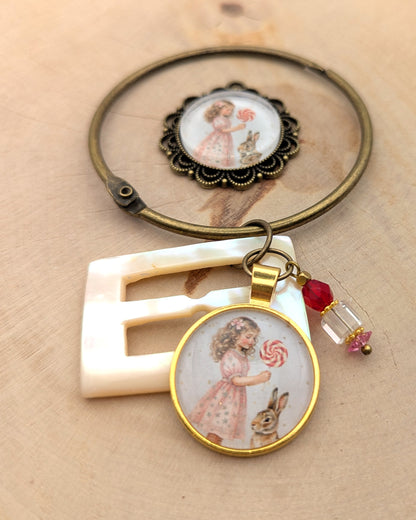 🧵 Garde-fils de broderie – Hiver Poudré