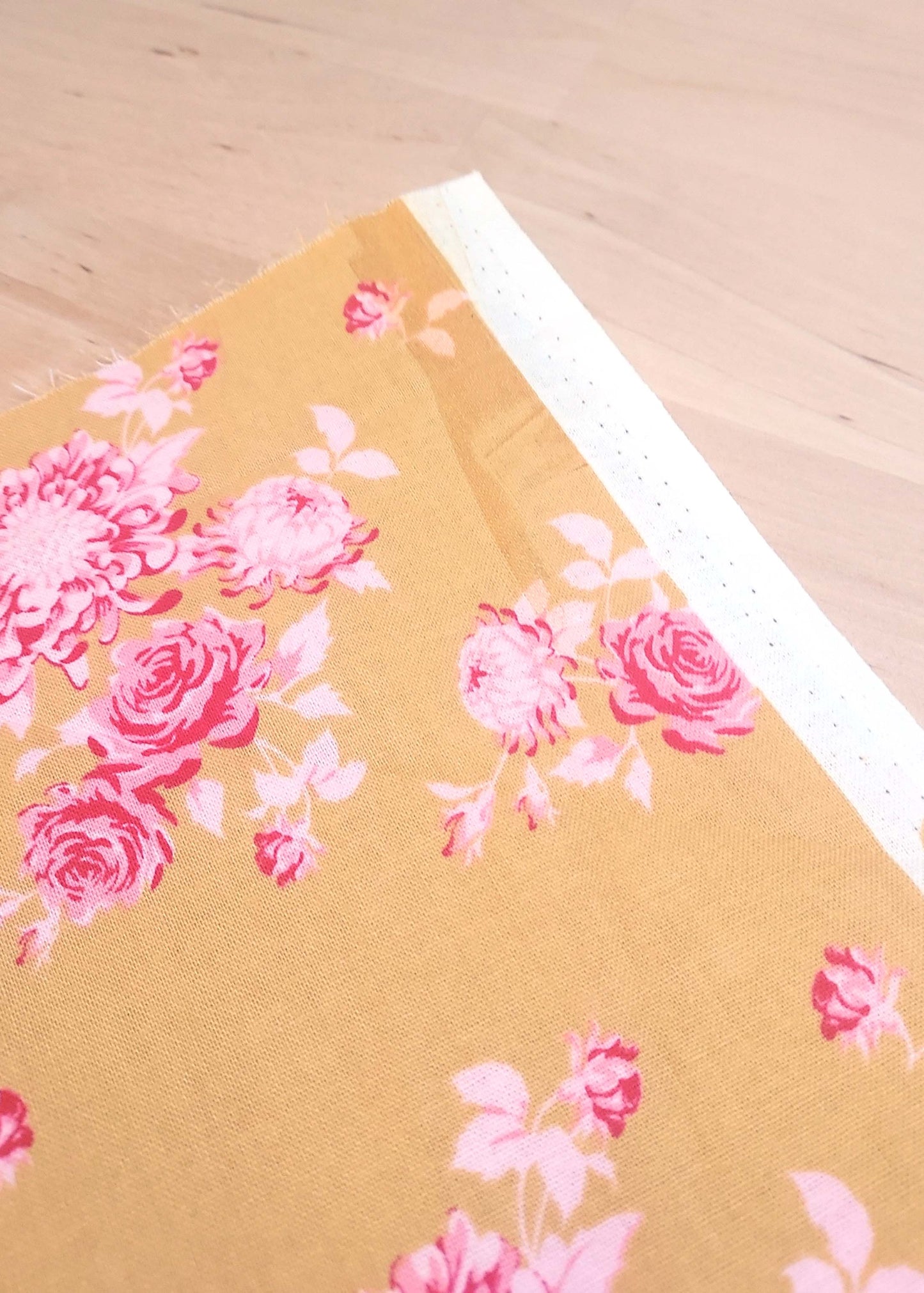 Maple Woods Pink Fabric from Dashwood Studio